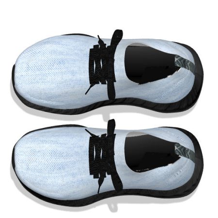 Light Denim - Black Soles