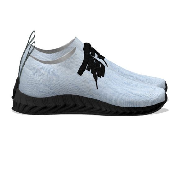 Light Denim - Black Soles